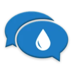 drizzle sms android application logo